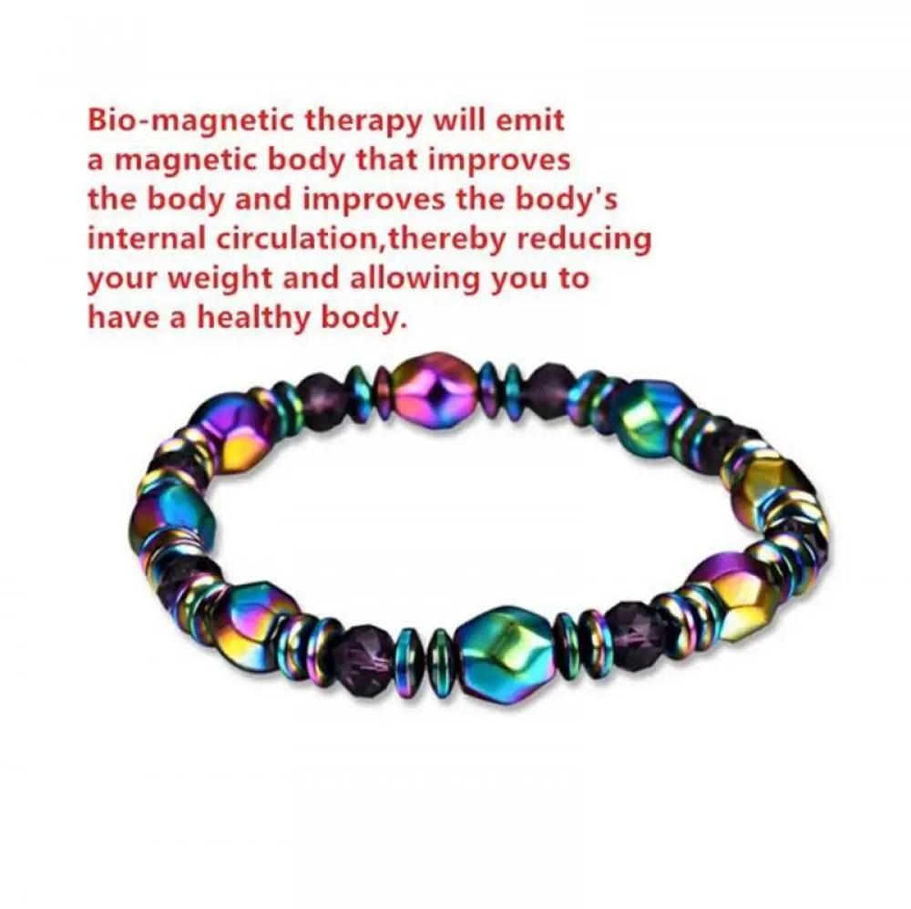 Цветной антицеллюлитный браслет для потери веса Модный магнитный похудения