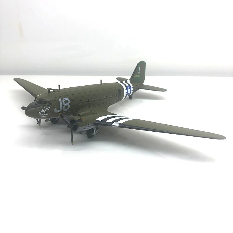1/100 специальный литой металл Дуглас C-47 Второй мировой войны транспортный истребитель моделирование модель домашний дисплей коллекция игрушек для