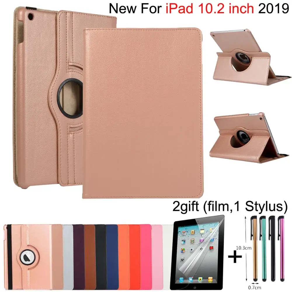 360 чехол вращающийся на градусов для нового iPad 7th Gen 10 2 &quot2019 pu кожаный Авто спящий