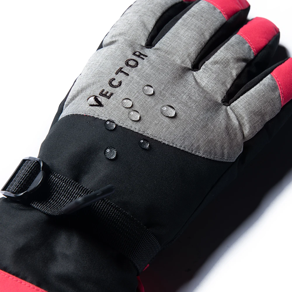 

VECTOR Ski Gloves Women Warm Winter Waterproof Skiing Snowboard Gloves Snowmobile Riding Motorcycle Outdoor Snow Gloves