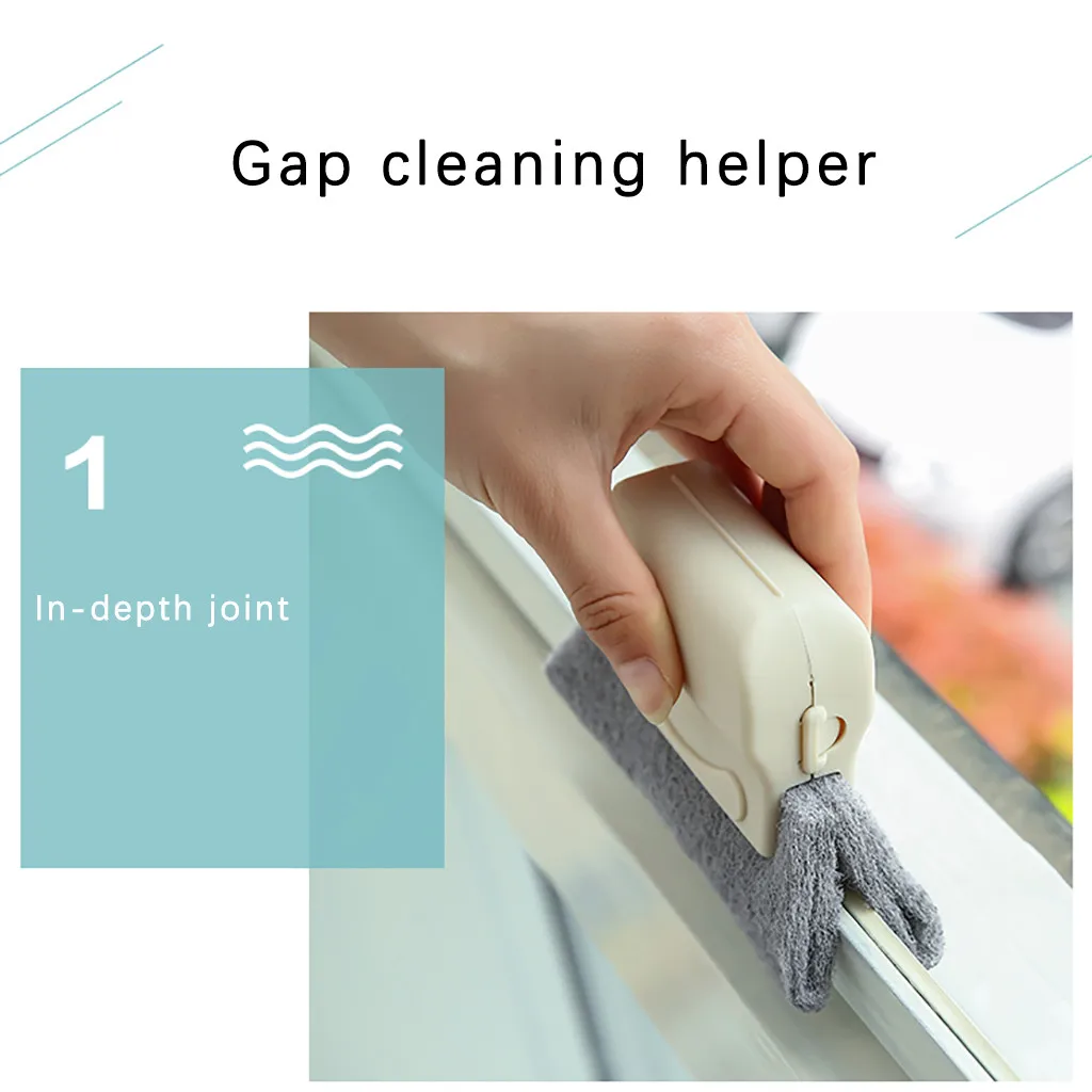 Чистящая ткань оконные канавки щётка кухонный очиститель инструмент для