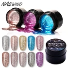 NAILWIND УФ-гель для ногтей, блестящий Платиновый ослепительный Гель-лак для ногтей, гибридный полуперманентный базовый набор для маникюра