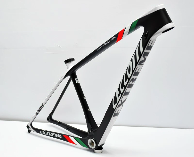 Ceccotti-6 M05 новейшая карбоновая mtb рама 29er 27,5 ER 15 17 19 BSA BB30 коническая рама для горного велосипеда 2 года - Цвет: Ceccotti-6