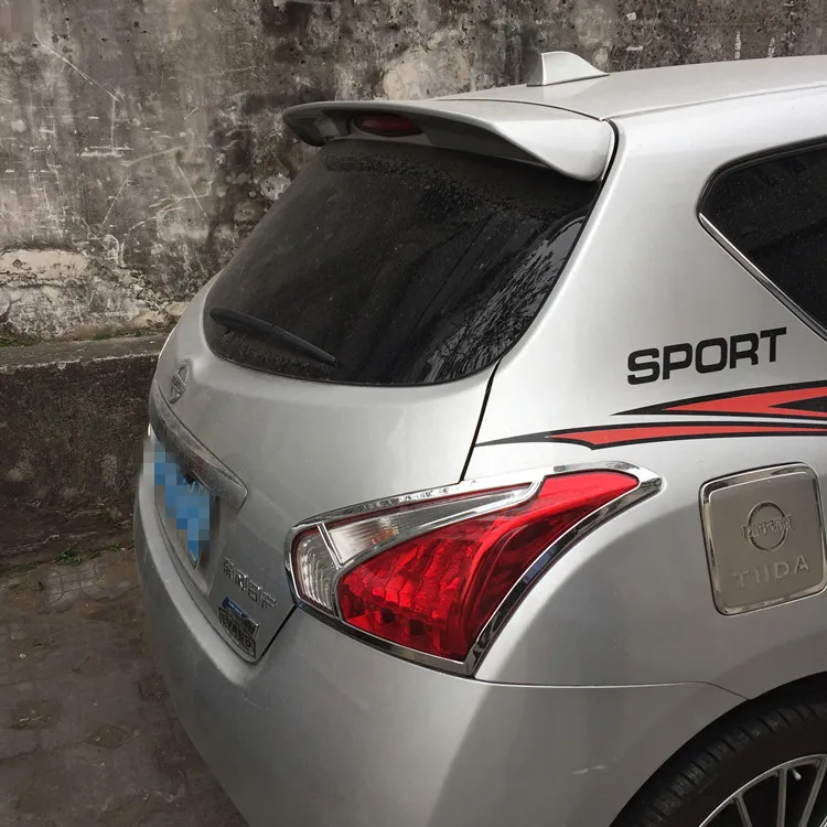 Спойлер для NISSAN TIIDA 2012-2015 Versa спойлер высокого качества из АБС-материала заднее