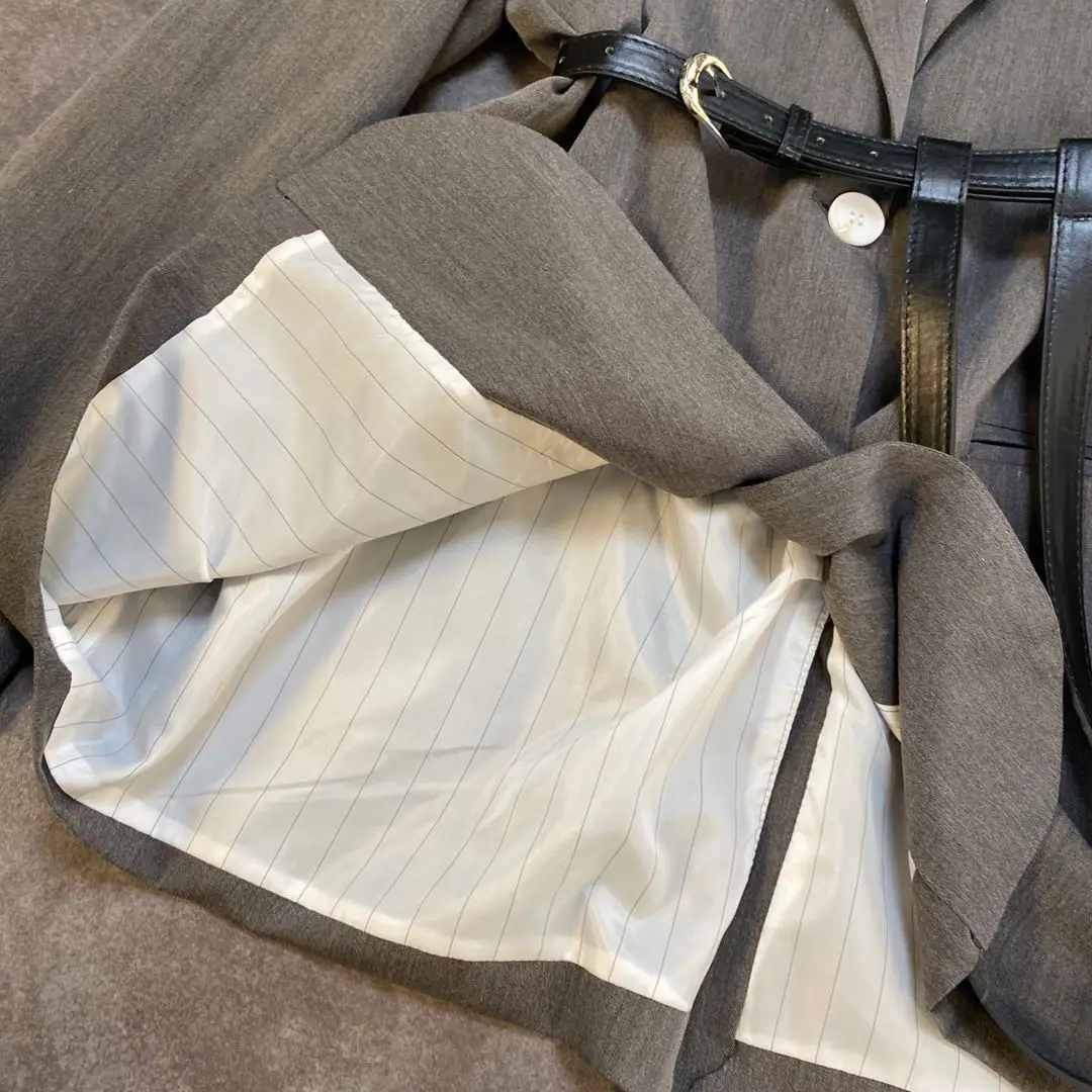 

2020 Autumn Winter Casual Coats Women Long Sleeve Turn-down Collar Turn-down Collar Korean Fashion Women Coat Tide