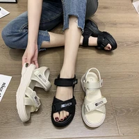 summer new sandals casual high quality sandals all match flat bottom beach womens sandals fashion front rear strap sandals