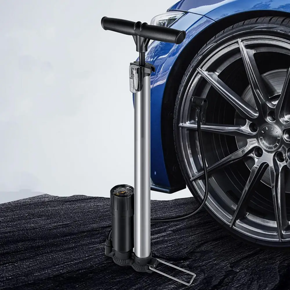 Велосипедный насос из нержавеющей стали портативный многофункциональный | Спорт