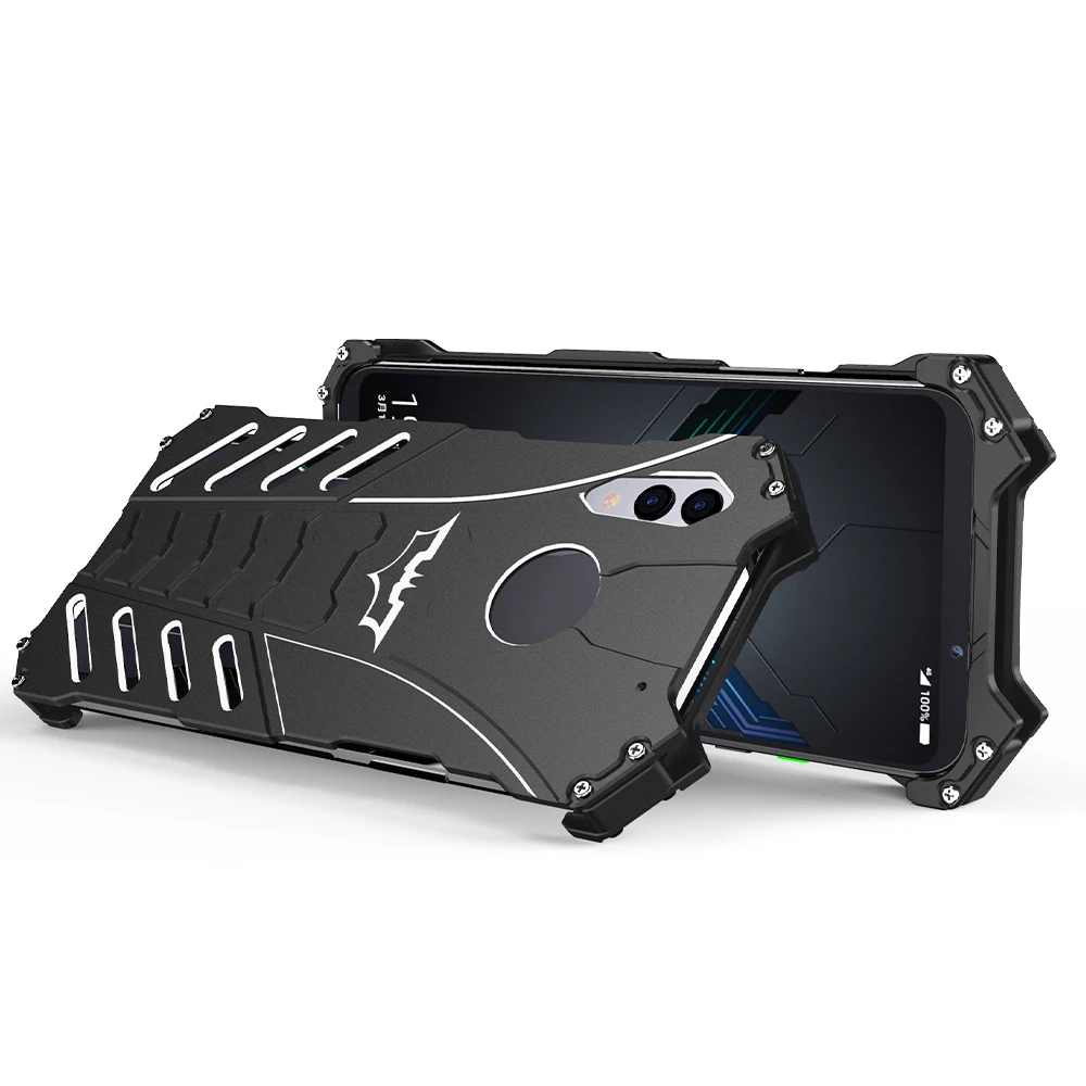 

For Xiaomi Black Shark 2 Pro Case R-JUST Luxury Aluminium Metal Case For Black Shark 2 Phone Cover Coque BlackShark 2 pro