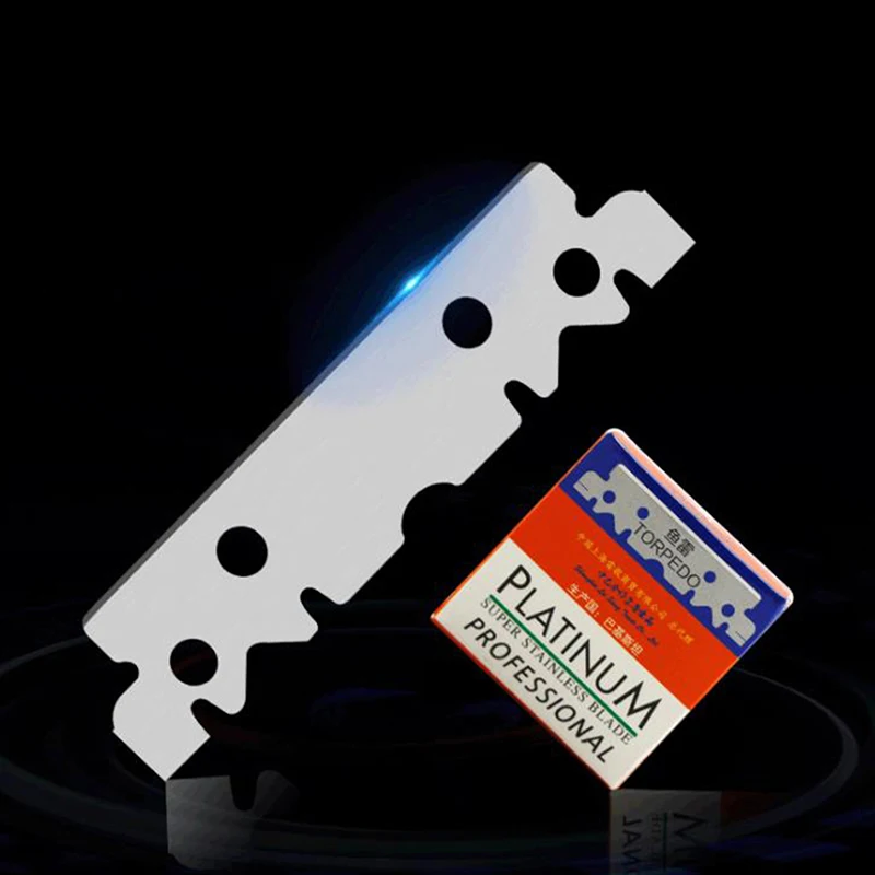 100 ПК Double Edge бритья Razor Blades для Для мужчин Уход за лицом ручной шевер|Бритва| |