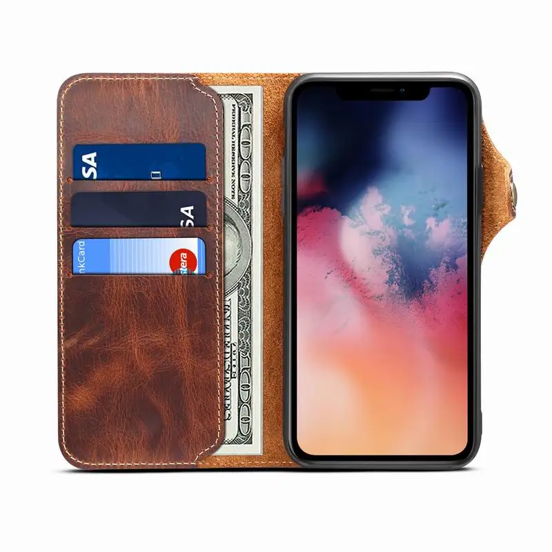 Роскошный чехол из натуральной коровьей кожи для iPhone 6 6S 7 8 plus X 10 XS Max XR 11 Pro 2019 с