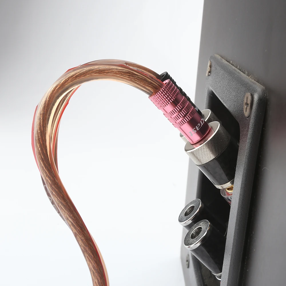 Audiocrast B839G 24K позолоченный Горячий Новый кабель для динамика разъемы типа банан |