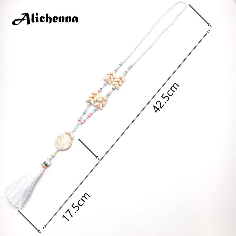 Новый Хрустальный корпус бусы ожерелье богемное Бохо мода кисточка ручной