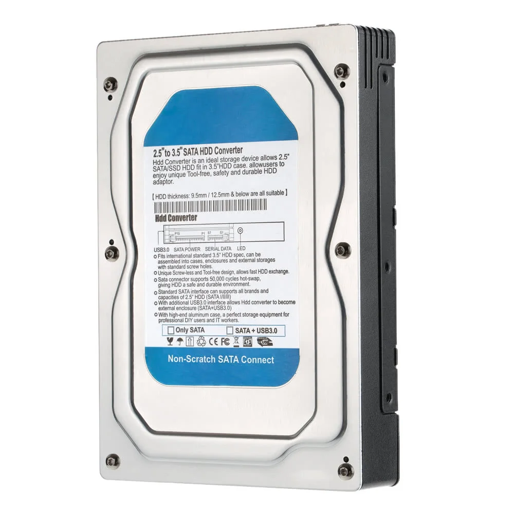 Адаптер конвертер для жесткого диска SATA 2 5 3 дюйма 1 отсек внутренний лоток SSD
