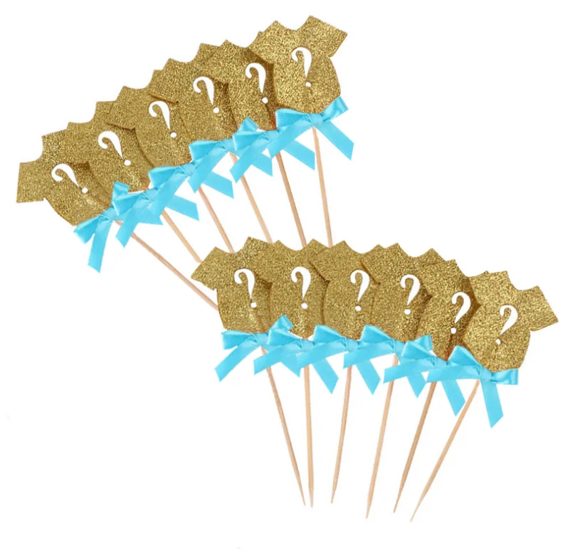 52pcs/Set 36-inch Gender Reveal Theme Party Deco Boy Or Girl Balloon Clothes Topper Stickers Baby Shower Supplies | Дом и сад