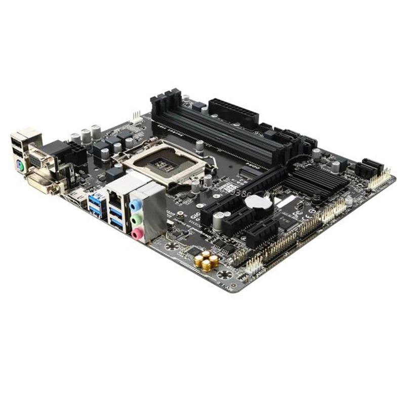 Для Gigabyte GA-B150M-DS3H материнская плата LGA 1151 B150M-DS3H Core i7 i5 i3 DDR3 32G SATA3 USB3.0 HDMI M.2 Б/у для