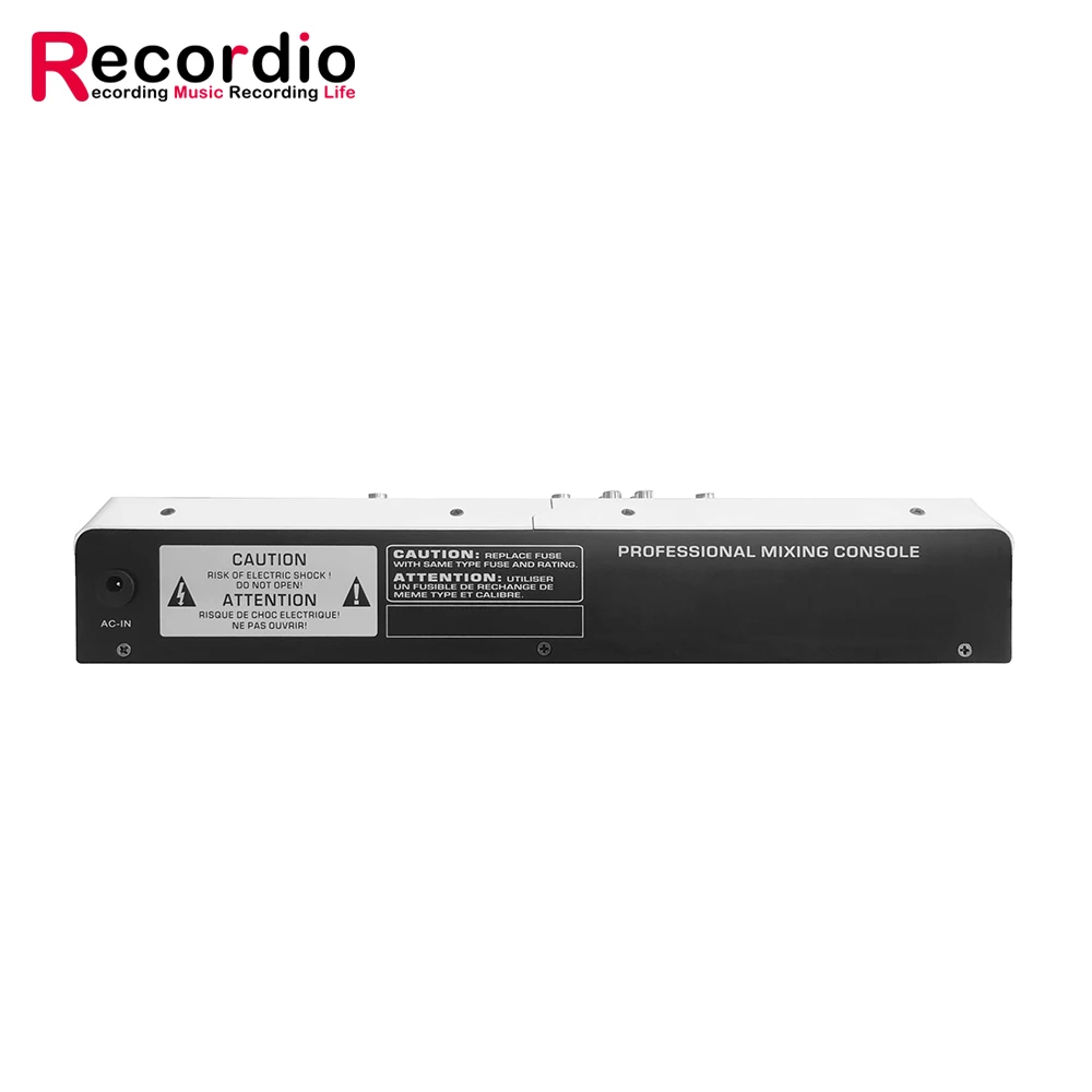 GAX-MF8 8 Channel Audio Mixer 16 Digital Reverb Effects Three Band Equalizer Mixing Console with USB +48V Phantom Power | Электроника