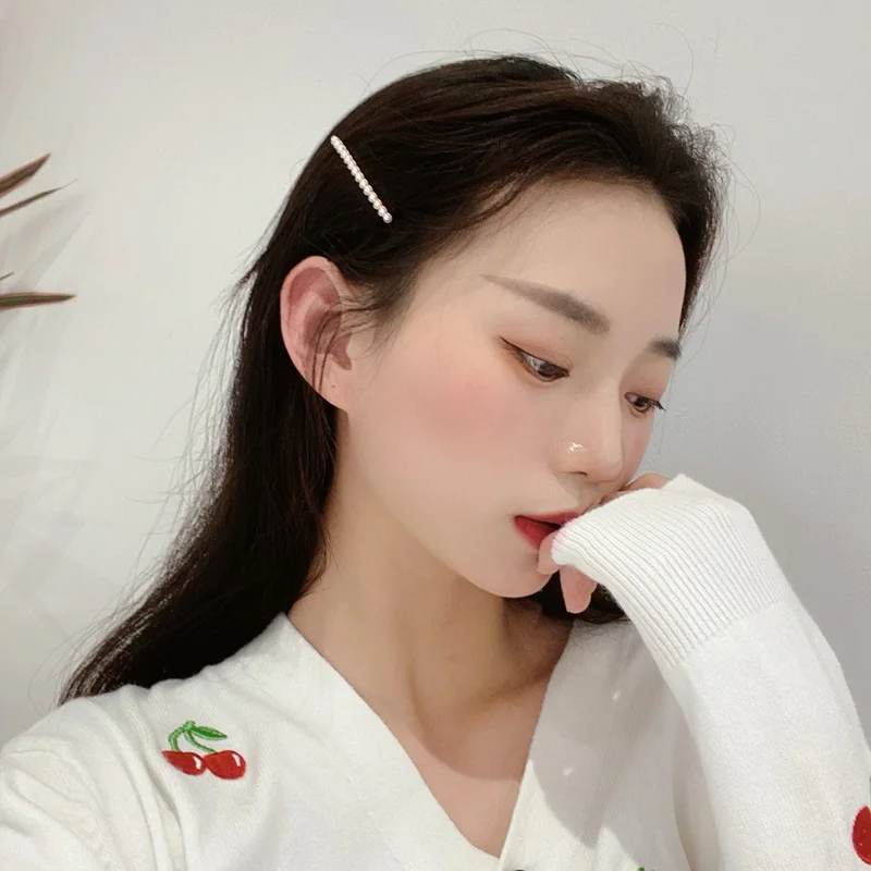 

2021 Fashion Hair Clip Women Girls Elegant Design Multi Simulated Pearls Hairpin Hair Pins Head Accessory Gifts For Girl