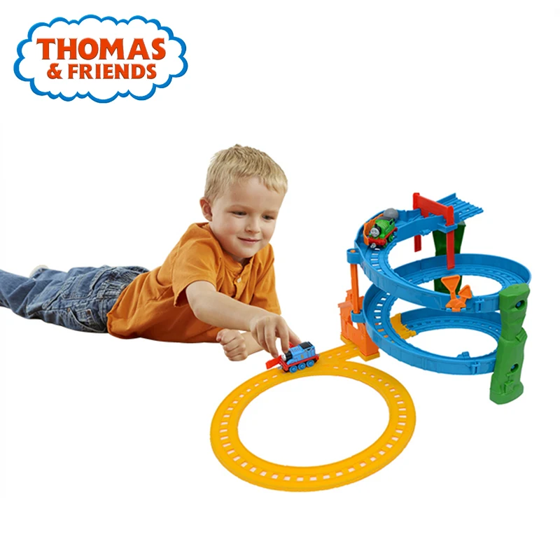 Классический Железнодорожный трек Thomas & Friends строительные игрушки для обучения и