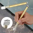 Профессиональные стальные стеклянные стразы с металлической ручкой, самосмазывающиеся масляные наконечники, резак для стекла, ремесло, инструмент для глазировки, 2020