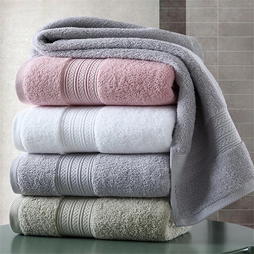 

150*80cm 100% Pakistan Cotton Bath Towel Super absorbent Terry towel Large Thicken Adults Bathroom Towels Free shipping
