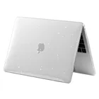 Чехол для MacBook m1 Pro, 13, 2021, M1, Air 13, с Touch ID, Air, Гипсофила, блестящий чехол для Pro 16, чехол