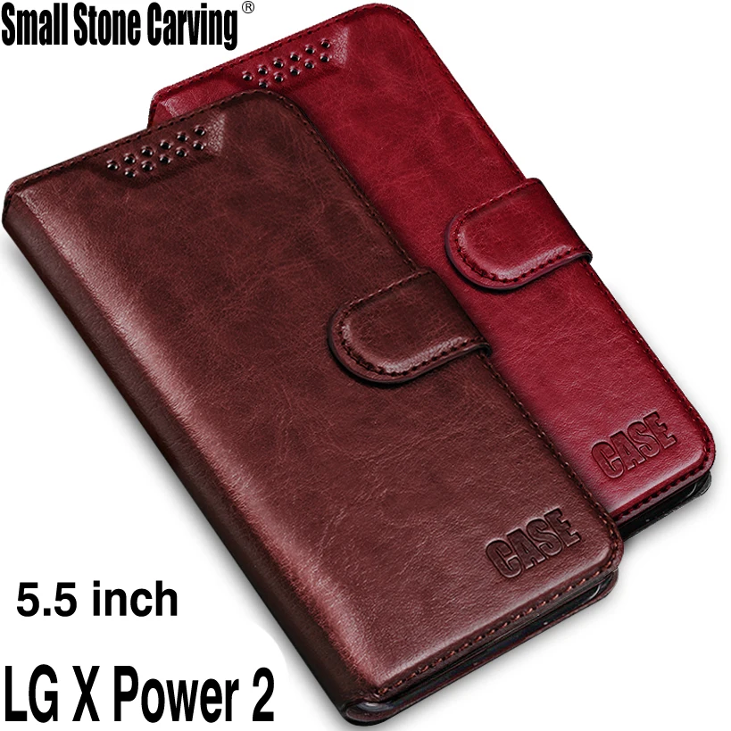 Чехол для LG X Power 2 с магнитным кошельком из искусственной кожи дюйма сумки