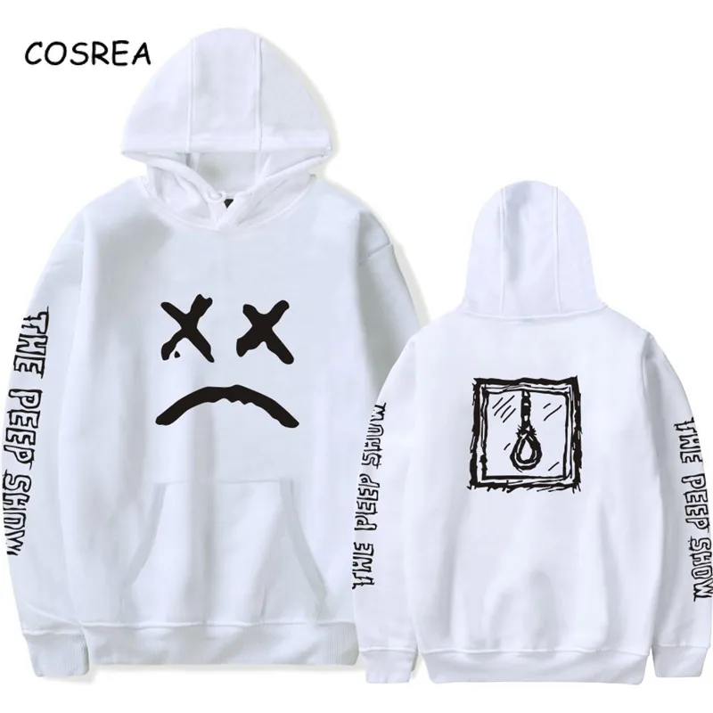 Lil Peep Забавный пуловер Lil Peep толстовки с принтом больших размеров для мужчин Повседневная Уличная Толстовка с длинным рукавом