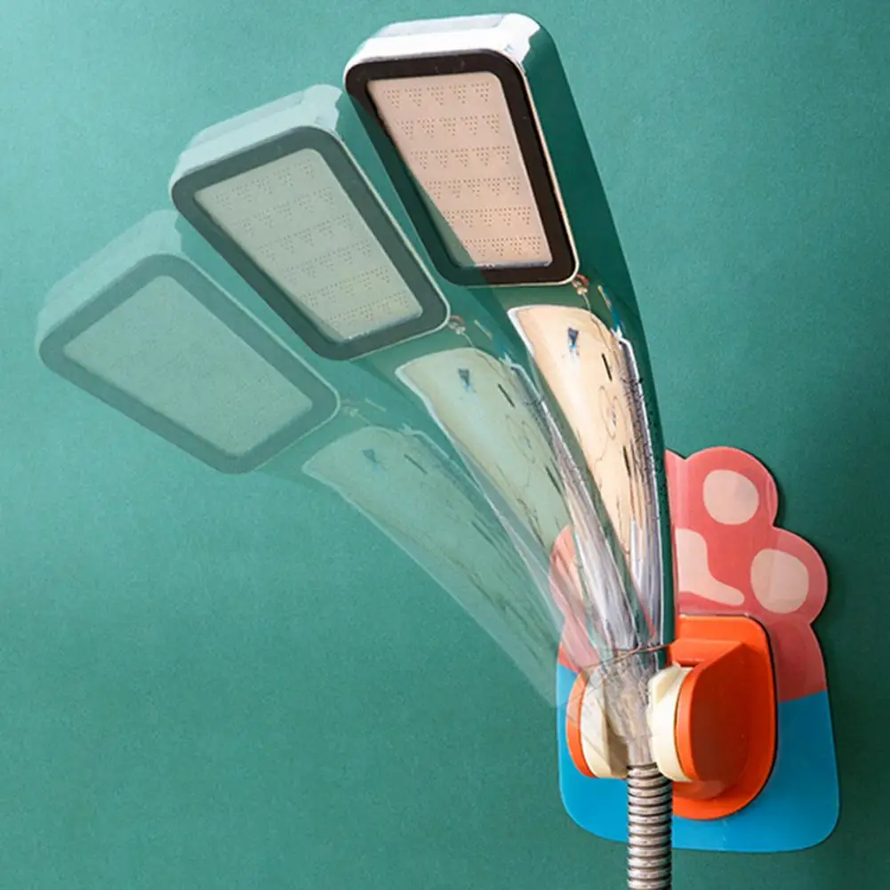 Милый держатель для душевой лейки регулируемый самоклеящийся настенный