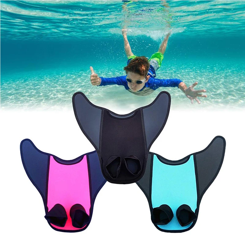 

Adult Children Swimming Fins Duck Fins Rubber Short Swimming Fins Size Adjustable Fins Neutral Fins Diving Equipment