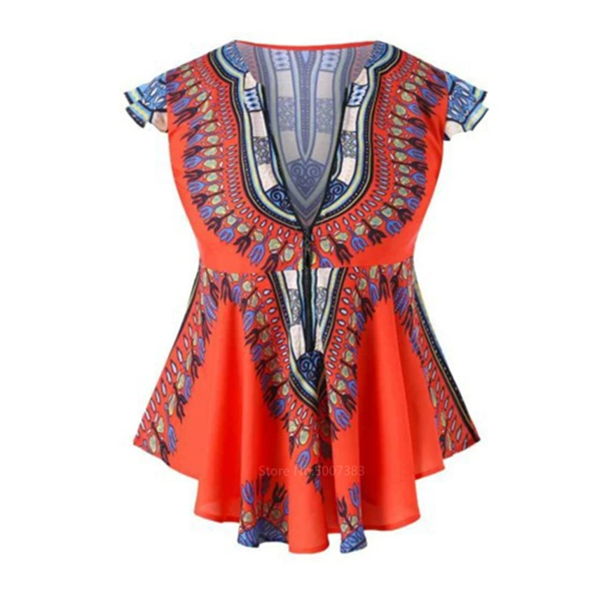 Модная африканская одежда 2021 Топ Кокосовая пальма печати пикантные Анкара Стиль