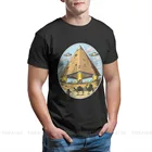 Чужой пирамиды НЛО уличная одежда с графическим принтом египетской мифологии Древних Богов атум Horus Осириса футболка натуральный хлопок негабаритных топы