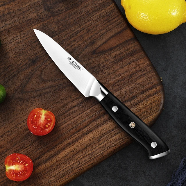 Chef knife 1-5 Pcs Set Kitchen Knives German 1.4116 Steel Sharp Japanese Santoku Knife Cleaver Slicing Utility Paring Knife 5