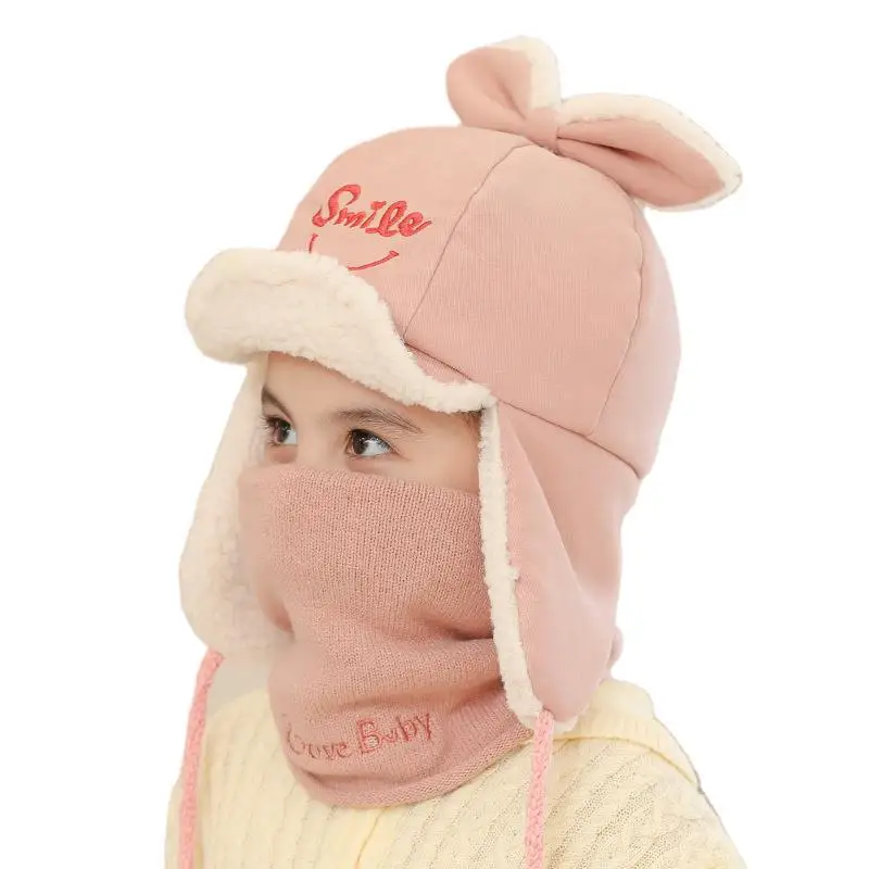 Новый плотный комплект детской шапки с бархатной подкладкой для мальчиков и