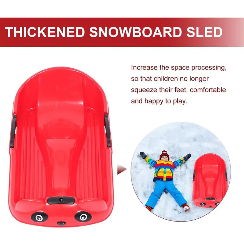 1 шт. утолщенный сноуборд сани песок снег трава доска Очаровательная панда