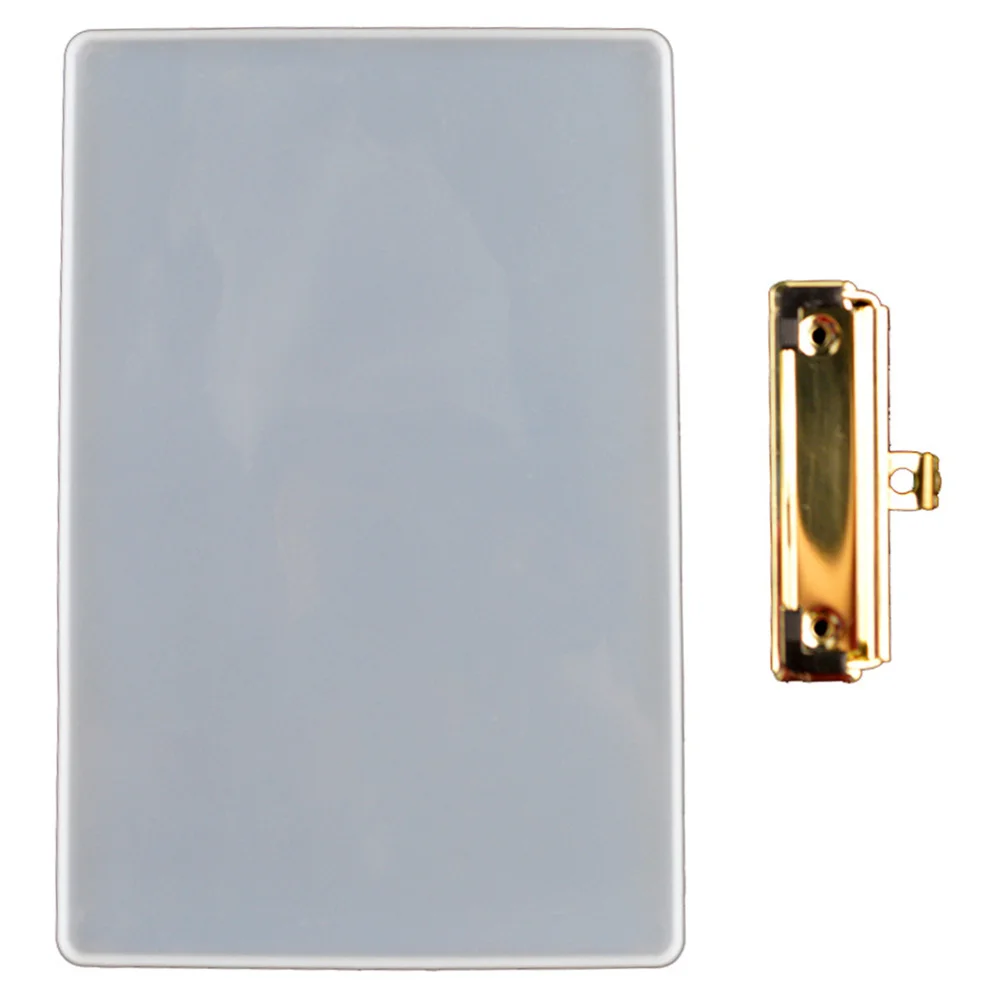 

1 Pc DIY Silicone Folder Mould Silicone Folder Mould Crystal Epoxy Mould Folder Mould for Home School Playing DIY