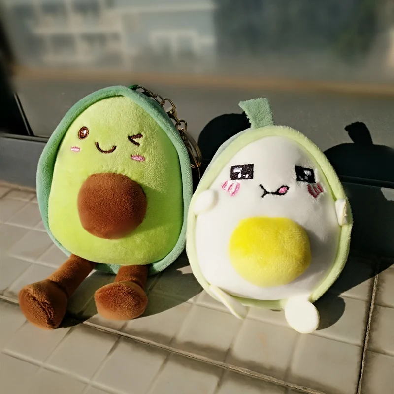12 см Kawaii брелок плюшевые игрушки авокадо чучела Фруктовые Куклы куклы сумка