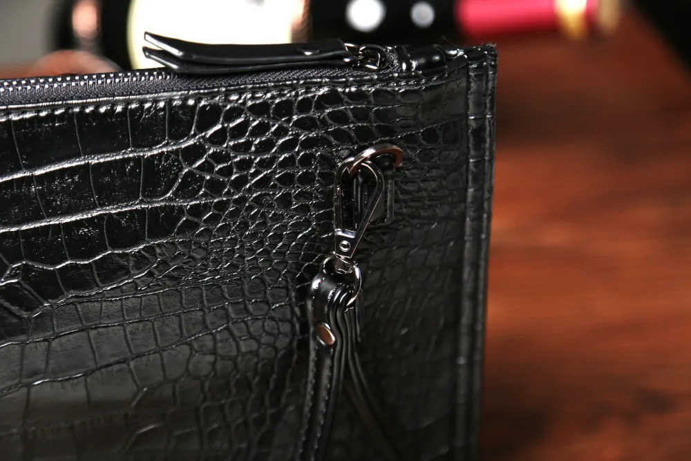 

2020 New Leather bag Business Men Crocodile Leather Laptop Tote Briefcases bags Shoulder Handbag Men's Messenger Bags
