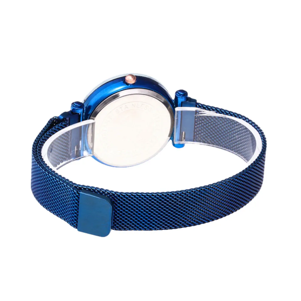 Роскошные магнитные звездное небо женские часы кварцевые наручные Модные reloj mujer