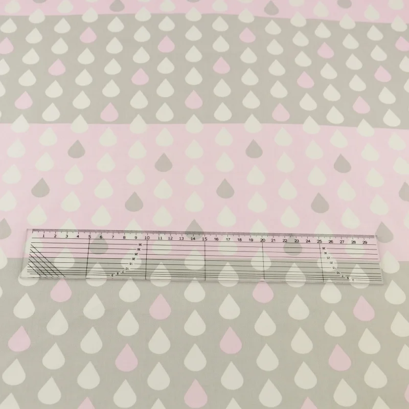 Хлопковая ткань капли воды стеганое постельное белье украшение дом текстиль