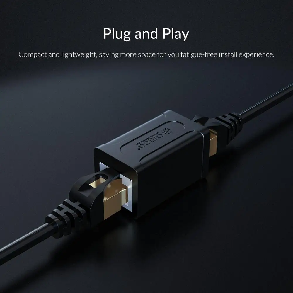 Соединитель ORICO RJ45 Ethernet кабель Cat 6 соединитель расширителя для кабеля