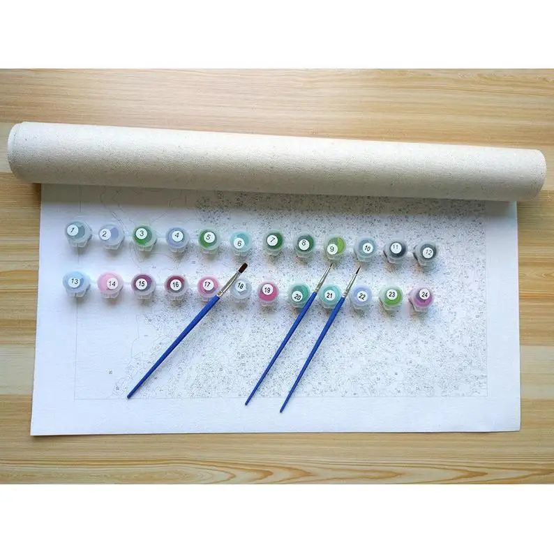 

Paint By Number Kit Romantic Paris Oil Painting Romantic Paris On Canvas Acrylic Romantic Paris Painting Romantic Paris Decor