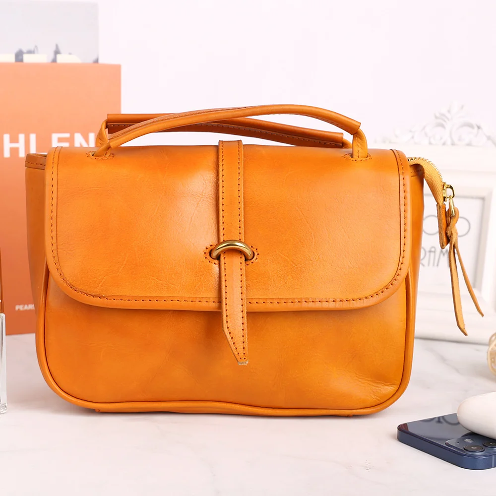 

Spring and summer first layer cowhide new women's backpack messenger bag handbag shoulder strap adjustable one bag multi-purpose