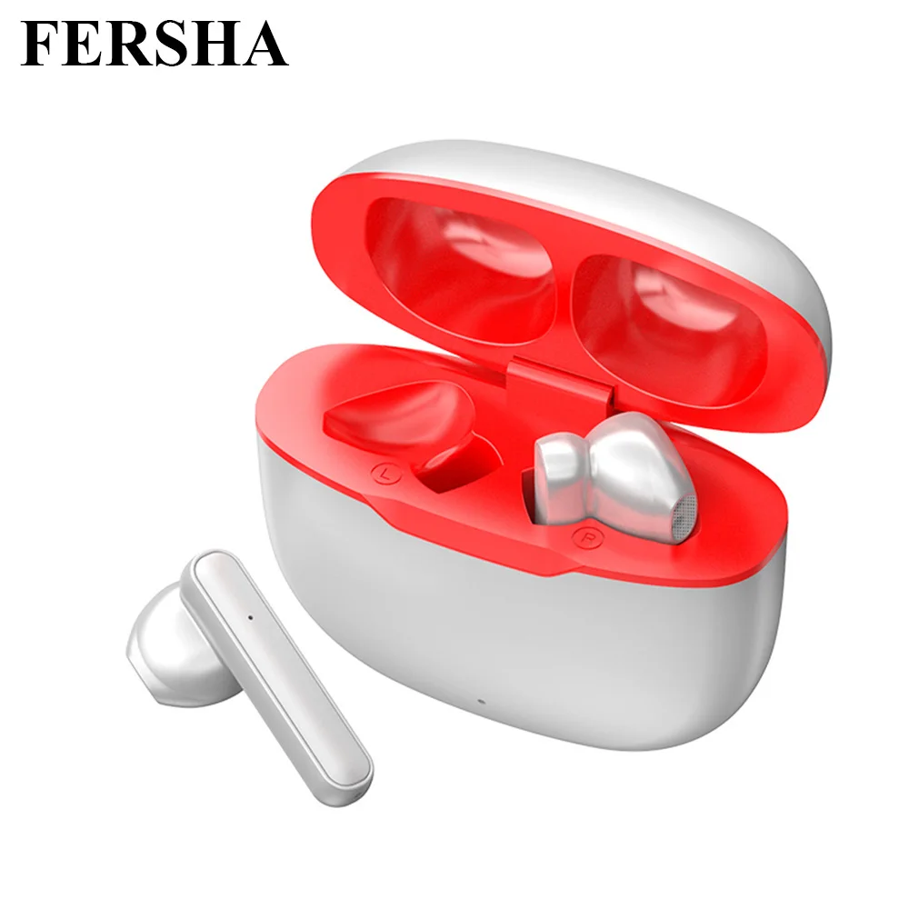 

TWS Earphone Bluetooth-compatible Wireless Headset Deep Bass Earbuds True Wireless Stereo Headphone With Mic Sport Earphone