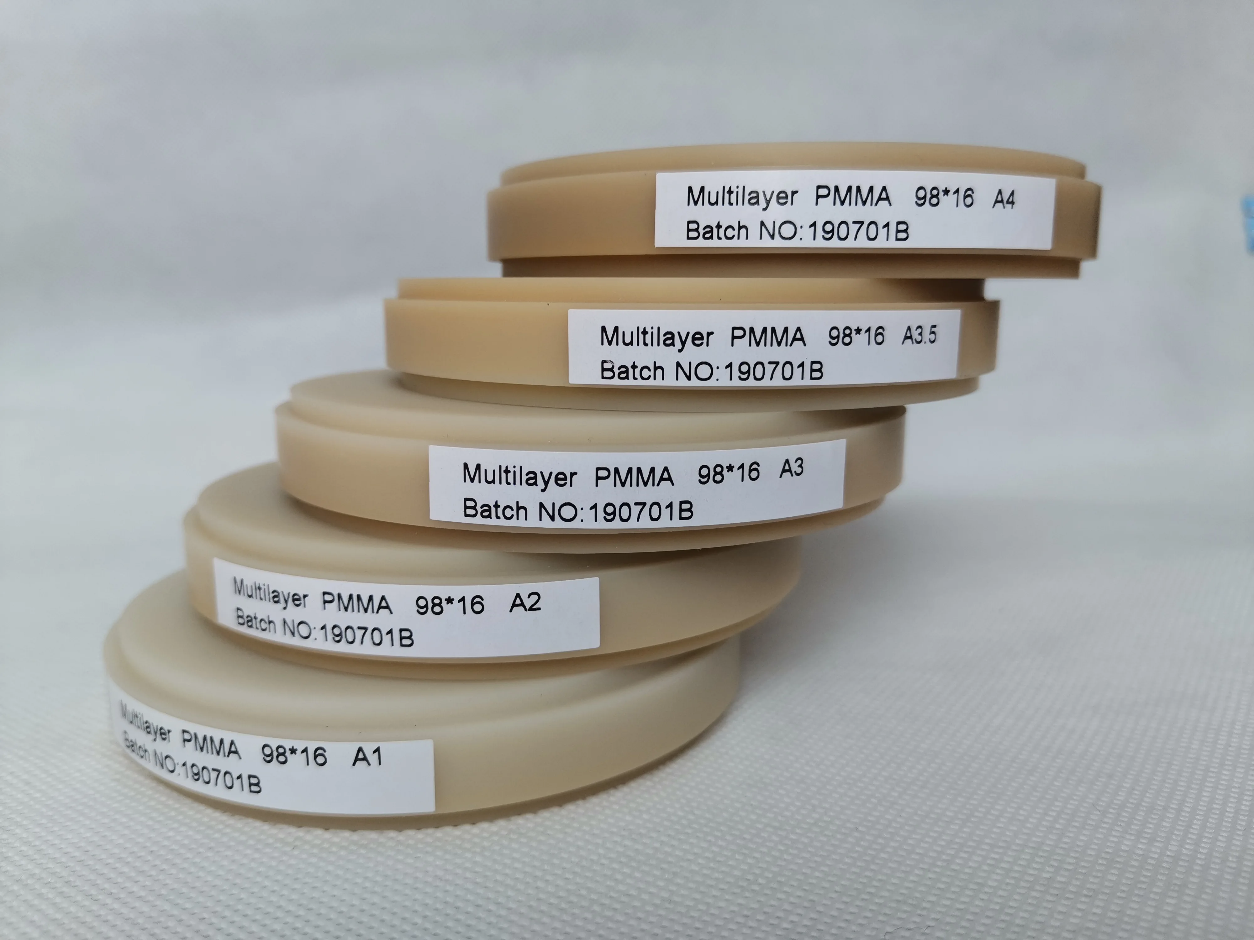 CADCAM OD 98mm Dental PMMA Milling Block Multilayer blank for temporary crown | Красота и здоровье