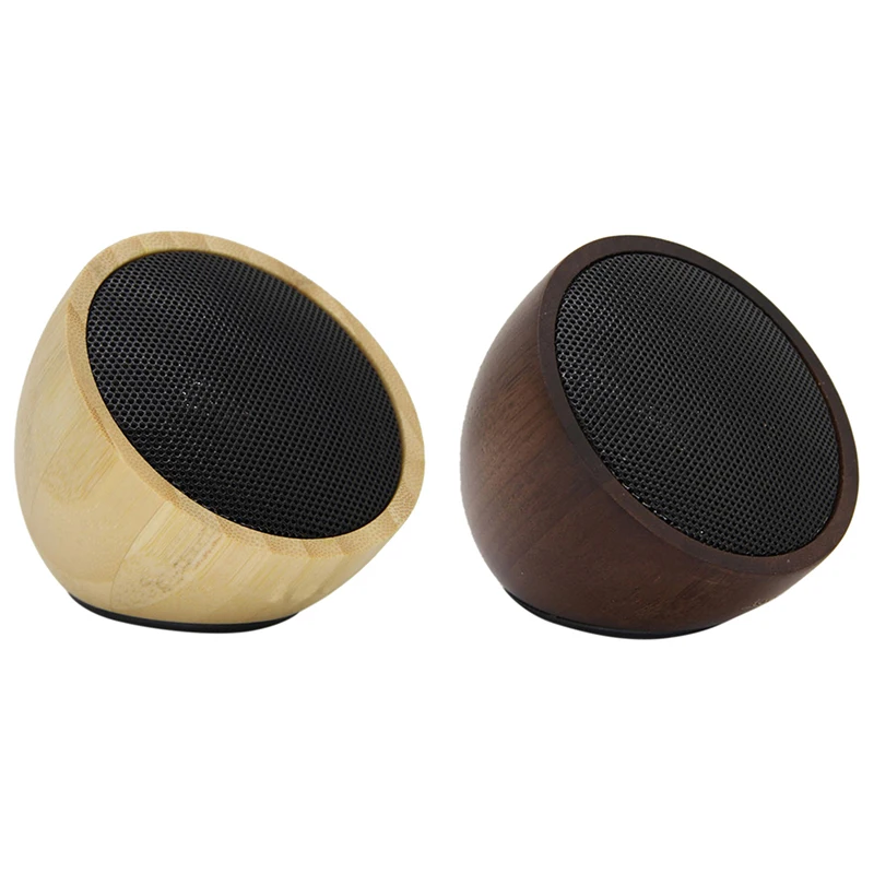 Деревянный беспроводной мини динамик Bluetooth использует 1 или пару из 2 для