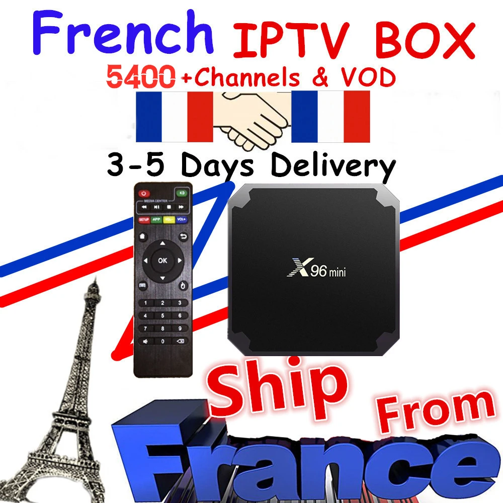 Мировое IPTV Box x96mini android tv box 6000+ Live Франция Италия США Великобритания Германия Испания 1500 vod для взрослых xxx smart ip tv подписка коробка