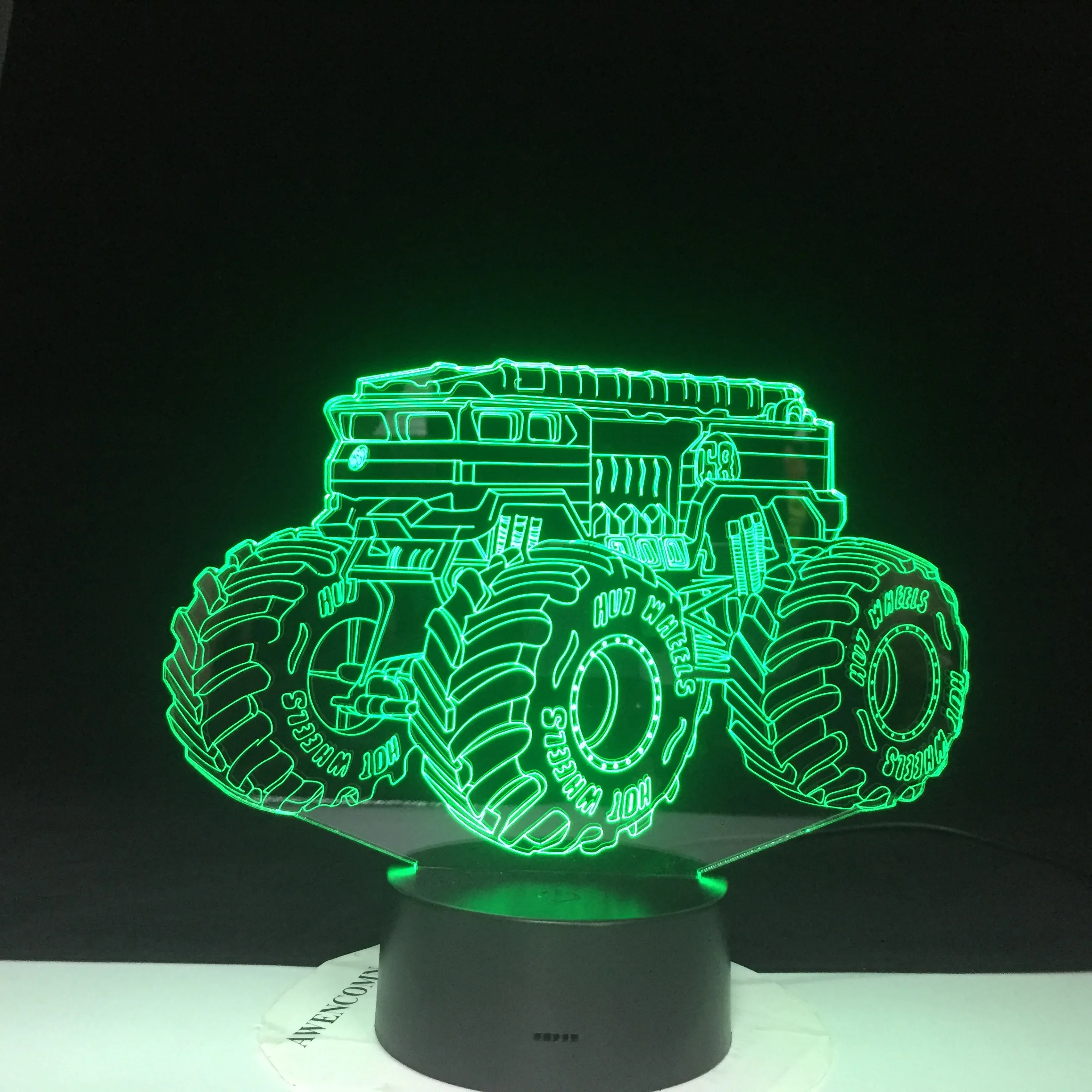 

Colors Changing Creative Gifts Vehicle Car 3D Led Table Lamp Usb Touch Button Vehicle Night Lights Kids Bedroom Decor Dropship