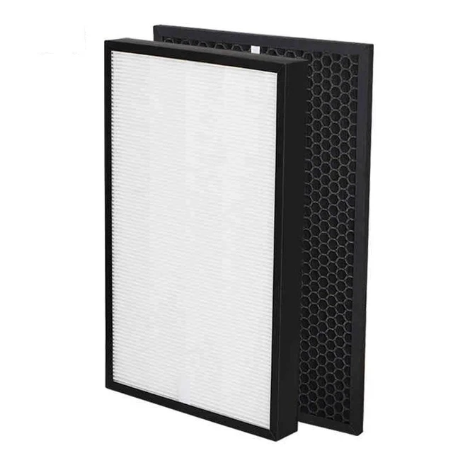 

1 set (2pcs) Hepa Air Purification Activated Carbon Filter For Sharp KC-850E-R Replacement