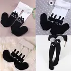 2018 чулки для девочек модные красивые Мультяшные Дизайнерские теплые зимние детские колготки кавайные колготки для девочек трикотажные колготки для маленьких девочек