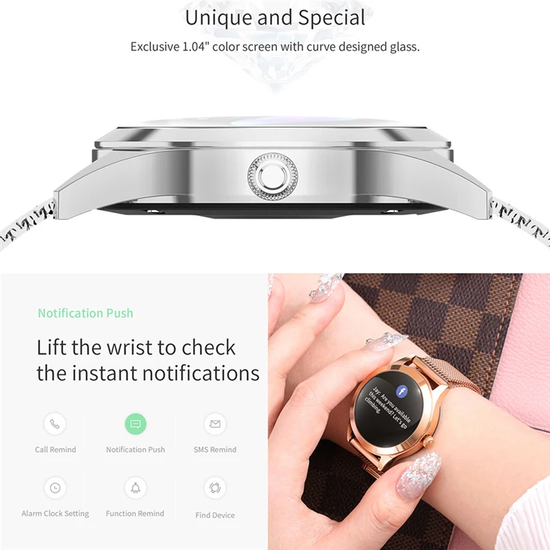 New Fashion Multifunction Smart Bracelet Steel Belt Watch Multi - Sports Mode Women's Smartwatch | Электроника